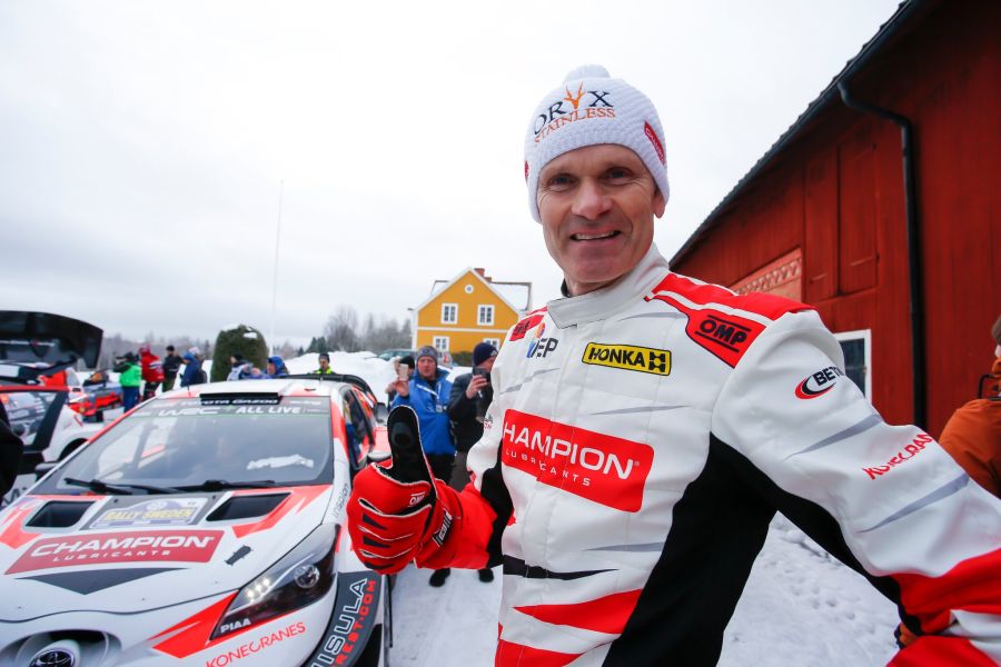 Marcus Gronholm at 2019 Rally Sweden