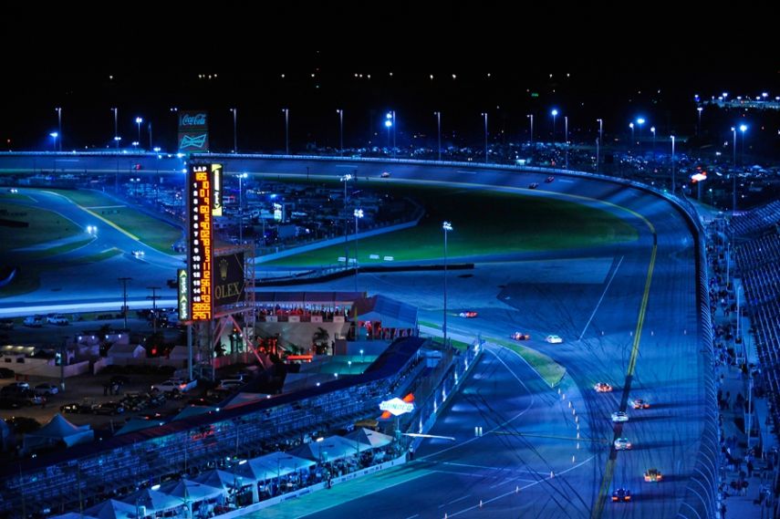 Daytona International Speedway night race Daytona International Speedway by night, Rolex 24 at Daytona
