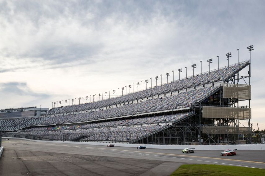 Daytona grandstands Daytona International Speedway, raceway, center grandstands