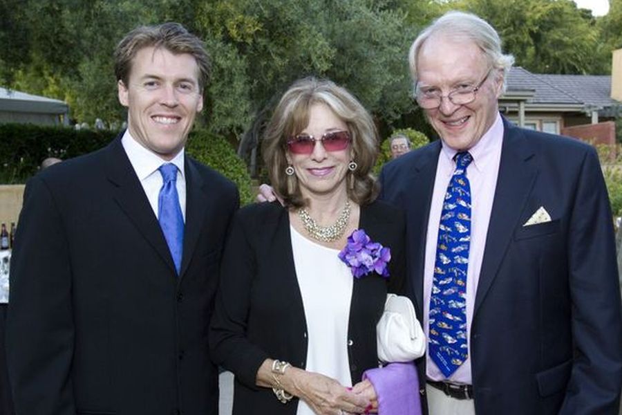 Alex Gurney with parents
