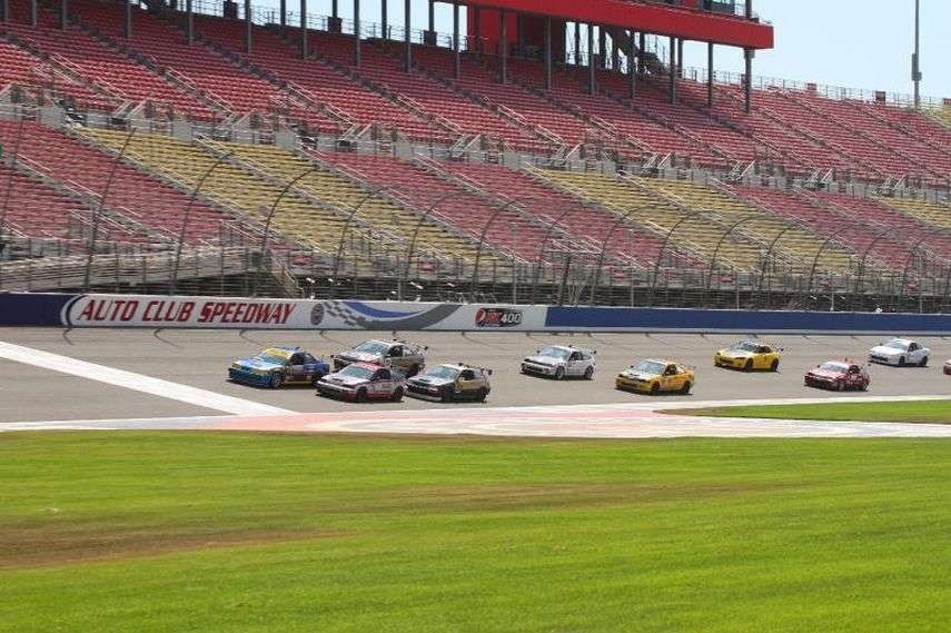Auto Club Speedway, oval and infield road course GT racing