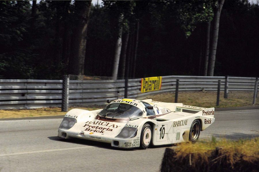 George Fouche's #10 Porsche 956 at 1985 Le Mans 24 Hours