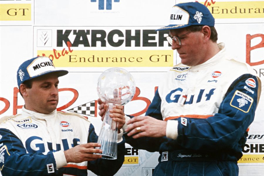 Ray Bellm (right) and Maurizio Sandro Sala in 1995