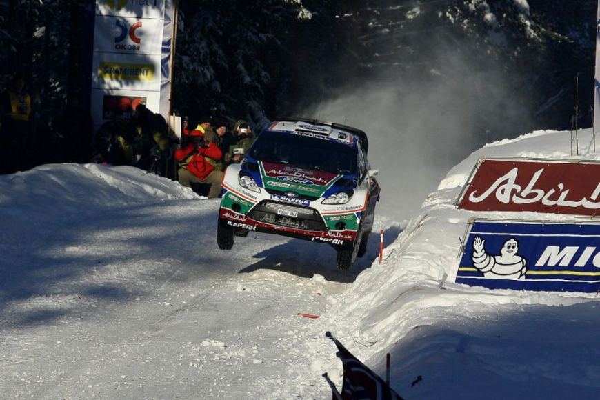 Fiesta RS WRC at 2011 Rally Sweden Ford Fiesta RS WRC, First victory in first race - 2011 Rally Sweden