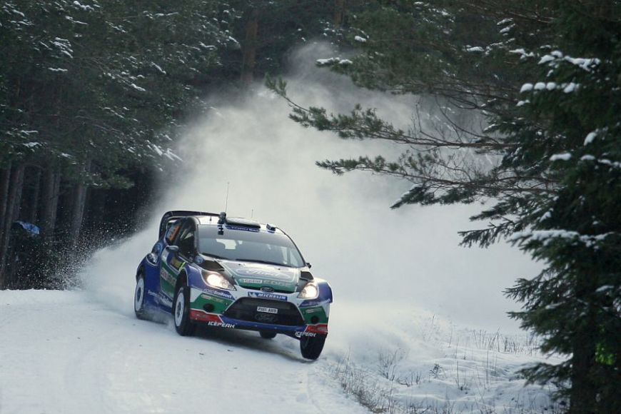 Fiesta at Rally Sweden 2012 2012 Rally Sweden, Latvala, Ford Fiesta RS WRC