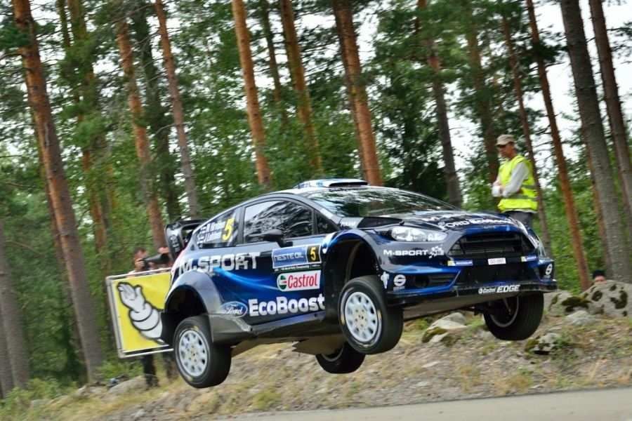 Facelifted Fiesta RS WRC at Rally Finland 2014 Facelifted Fiesta RS WRC debut, Rally Finland, 2014