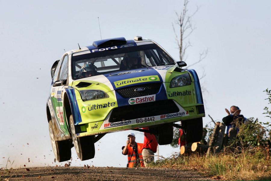 Another victory at Rally Finland Ford Focus RS WRC 06 at 2006 Rally Finland