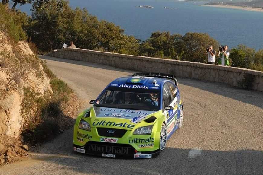 Marcus Gronholm in Ford Focus RS WRC at Tour de Corse Marcus Gronholm at 2007 Tour de Corse