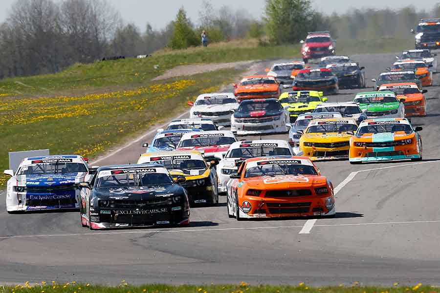 V8 Thunder Cars race Mantorp Sweden
