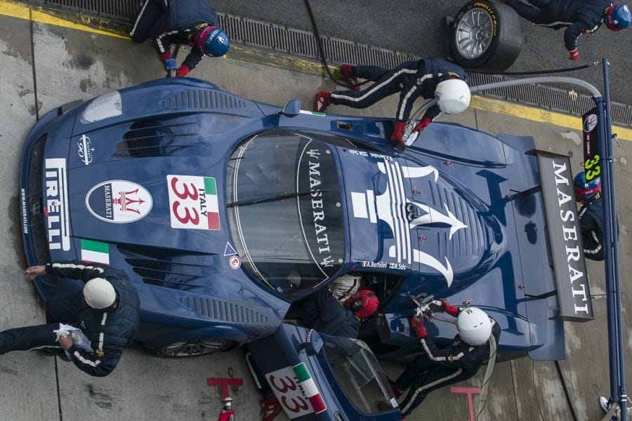 Maserati MC12 GT1 In the pit Maserati MC12 GT1, 2004 Oschersleben