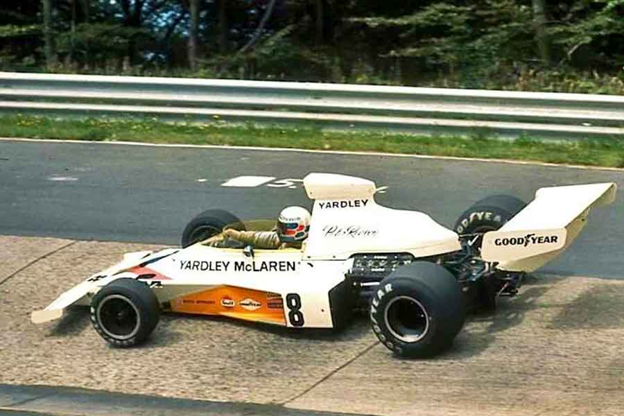 Peter Revson McLaren M23 formula Ford Cosworth 1973