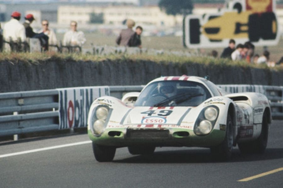 Walter Brun's #49 Porsche at 1971 Le Mans 24 Hours