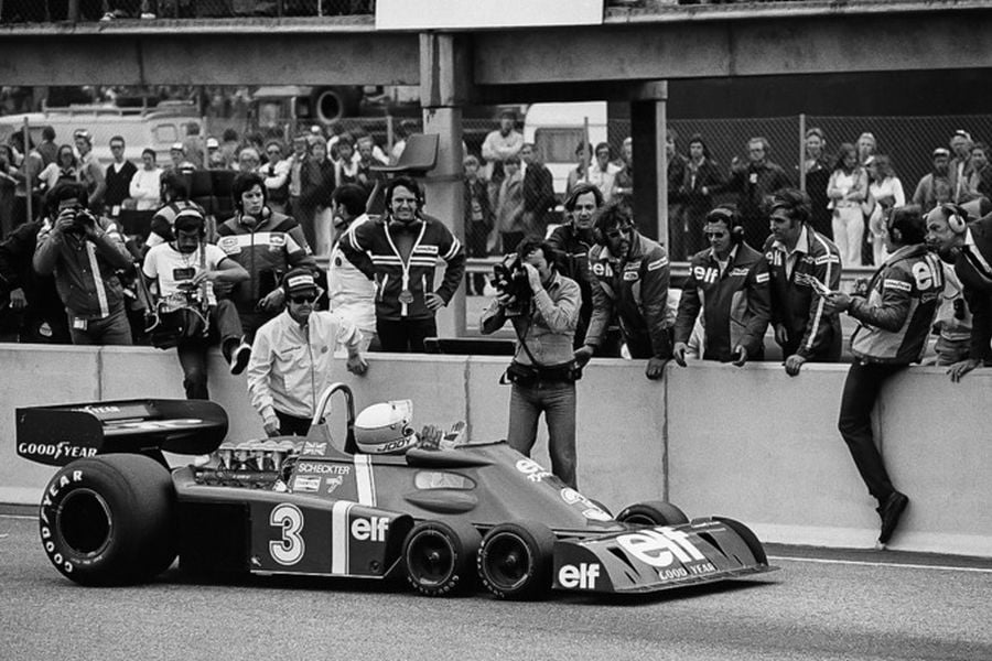 Jody Scheckter at 1976 Swedish Grand Prix Jody Scheckter, Swedish Grand Prix, 1976