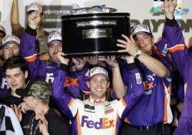 Denny Hamlin wins the 61st Daytona 500