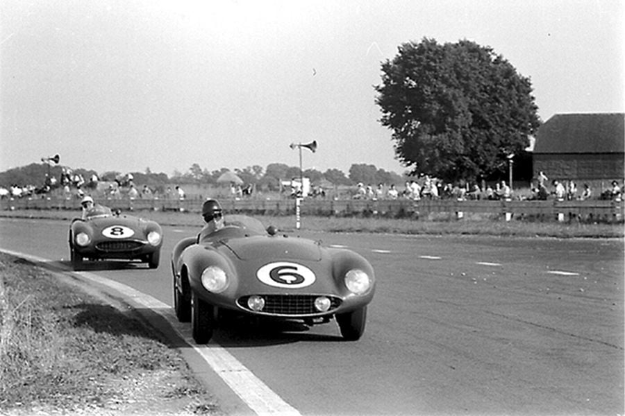 Goodwood 9 Hours detail Aston Martin drivers, Goodwood 9 Hours, racing, black and white