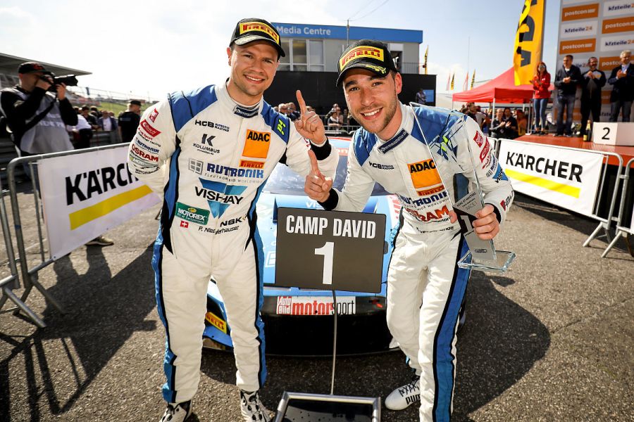 ADAC GT Masters, Patric Niederhauser and Kelvin van der Linde are championship leaders