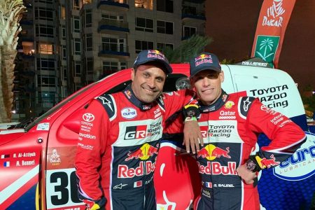 Nasser Al-Attiyah and Matthieu Baumel