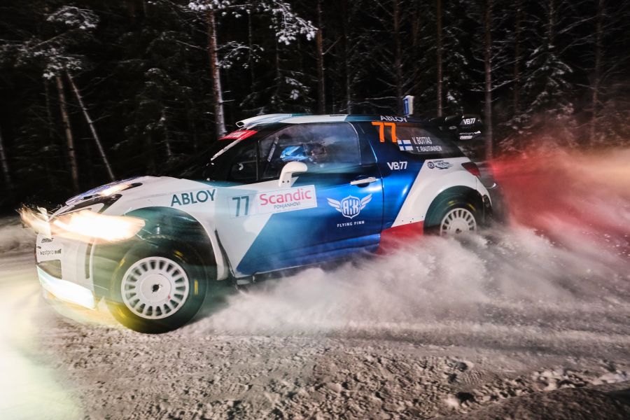 Valtteri Bottas Arctic Rally Citroen