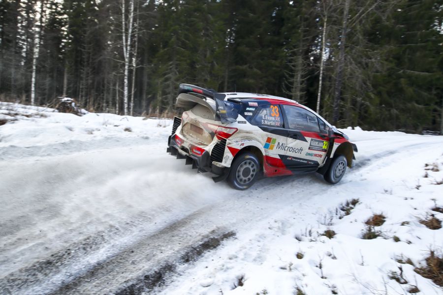 Rally Sweden, Elfyn Evans/Scott Martin, Toyota